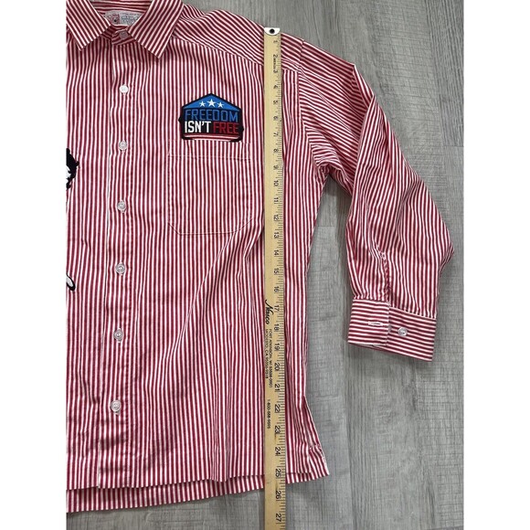 Betty Boop Too Cute Red Pin Stripe Long Sleeve Large Vintage 1993 Rare Cartoon O - Picture 7 of 9